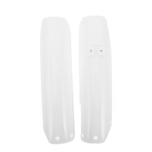 2St Witte Plastic Voorvorkbeschermers Motorfiets Schokdempers Duurzaam