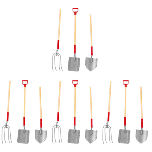4Sets Kleurrijk Mini Hout Alloy Voor Landschap 2