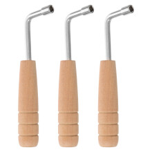 3St Beige Lyre Tuning Spanner Hout Staal Instrument Reparatie Tool