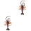 2St Decoratieve Garnalen Model Lichtbruin Van Stevig Plastic 5