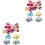 2Sets Model Truck Speelgoed Roze Pull-Back Auto Voor Kinderen 3