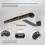Wall-Mounted Mirror Light Charging Remote-Controlled Mirror Light Bedside Touch Control 3-Color Adjustable Brightness 6