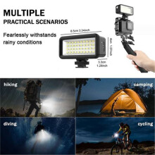 Lanterna LED Subaquática À Prova D'Água para Mergulho de 45 Metros, Compatível com para Hero 9-11 e para para Osmo 5/4/3. Acessório para