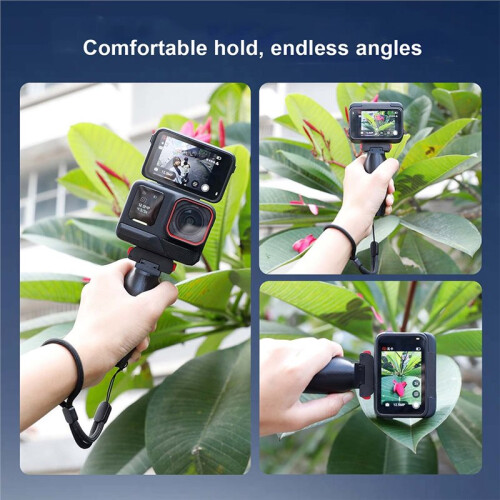 Handheld Quick-Release Handle for  Ace Pro 2 Ergonomic Grip W/H Wrist Strap Expansion Frame Fixing for Vlogging 2