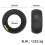 ULIP Pneu Sem Câmara de 11 Polegadas, 105/50-6.5, para Patinete Elétrico  Thunder Kaabo Wolf , com Tecnologia Semi-Hot Melt. 8