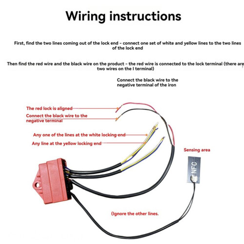 Motorcycles Upgraded NFC Wireless Induction Card Reader for Motorcycles with 12V Keyless Start 2