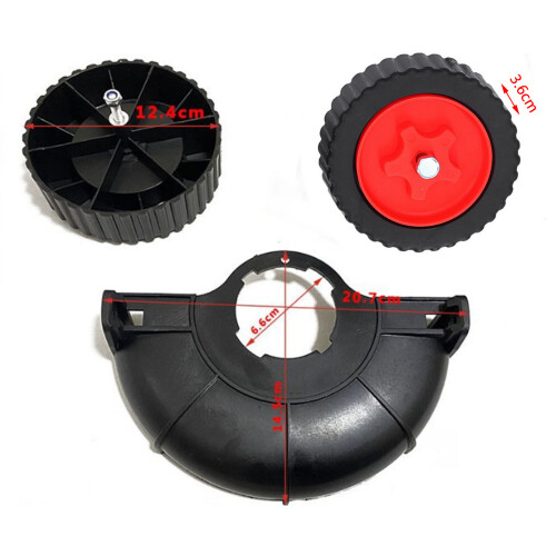 Height Adjustable Wheel 15 cm / 5.9 in Plastic 1