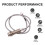 Under Saddle Piezo Pickup Onboard Preamp System for Acoustic Guitar 6