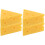 4Pièces Accessoires Fromage Factice Résine Décor Attrayant Jaune 4