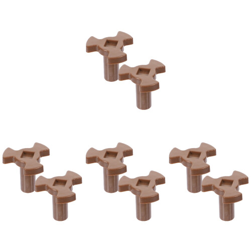 8Pcs Microwave Rotating Shaft Plastic Coupler Coffee Stable Support 2