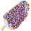 4Pièces Popsicles PU Violet Décor Artificiel Réaliste Durable 1