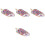 4Pièces Popsicles PU Violet Décor Artificiel Réaliste Durable 5