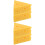 4Pièces Accessoires Fromage Factice Résine Décor Attrayant Jaune 7