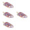 4Pièces Popsicles PU Violet Décor Artificiel Réaliste Durable 9