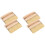4Sets Multi-Purpose Small Brush and Dustpan Khaki for Car and Keyboard 4