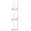 6Pcs Rustproof Stainless Steel Serving Spoons with Hooks for Kitchen 9