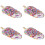 4Pièces Popsicles PU Violet Décor Artificiel Réaliste Durable 7