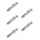 5Pcs Silver Stainless Steel Fencing Tip Replacement for Practice 10