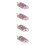 4Pièces Popsicles PU Violet Décor Artificiel Réaliste Durable 10