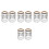 32Pcs White Fabric Labels Clothing Size Tags for 4