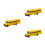 3Pcs Multi- School Bus Toy Pull Back Metal Vehicle Model 5