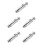 5Pcs Silver Stainless Steel Fencing Tip Replacement for Practice 5