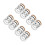 32Pcs White Fabric Labels Clothing Size Tags for 5