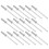 100Pcs Stainless Steel Open End Blind Rivets Silver for Metal Projects 2