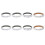 32Pcs White Fabric Labels Clothing Size Tags for 2
