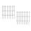 100Pcs Stainless Steel Open End Blind Rivets Silver for Metal Projects 4