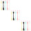 45Pcs Multifunctional Double-Head Plastic Mask Brush for DIY Face Care 9