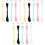 45Pcs Multifunctional Double-Head Plastic Mask Brush for DIY Face Care 3