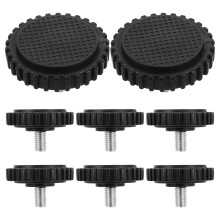 8St Anti-Slip Rubberen Voeten M10 Voor Digitale Weegschalen Zwart