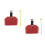 2St Percussie Instrument Plastic Cow Bell Speelgoed Kind 8