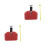 2St Percussie Instrument Plastic Cow Bell Speelgoed Kind 4