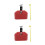 2St Percussie Instrument Plastic Cow Bell Speelgoed Kind 9