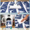 Χαλί Blue6x9Area, Πλενόμενο Χριστουγεννιάτικο Χαλί με Δέντρο, Τάρανδο, Νιφάδα Χιονιού, 6
