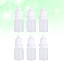 ml vita plastdropperflaskor (6-pack)