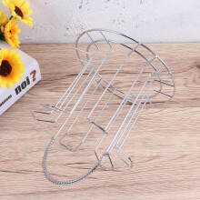 Suporte para copo de água OUNONA2Pcs em aço inoxidável, suporte para taça de vinho invertido, escorredor de taça de vinho doméstico, ferramenta