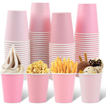Papierové poháre Pink9oz s gradientným vzorom na kávu a nápoje