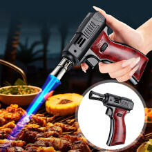 Mocny palnik propanowy do grilla i gotowania, regulowany palnik do drewna do przypiekania steków i spawania BBQ