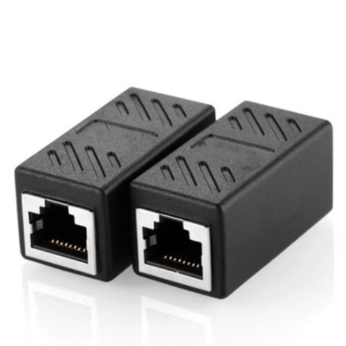 Adaptador extensor de red EXCIXING con conector RJ45 a Ethernet CAT6 hembra