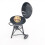Petit barbecue portable circulaire en fer noir (1 pièce) 8
