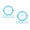 10Pcs Blue Swing Arm Protractor Plastic 360 Degree Math Teaching Tool 8