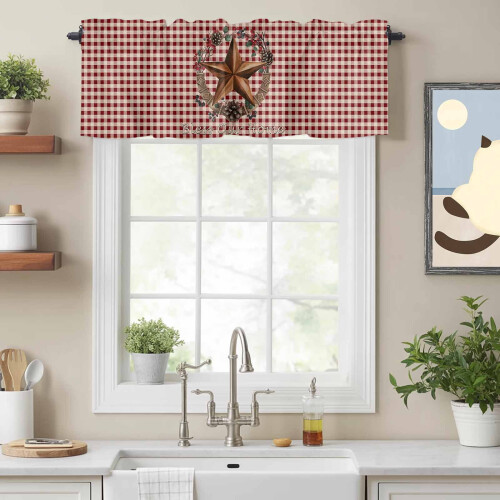 Punainen Buffalo-ruudullinen taskuhelma 42x12 tuumaa 1