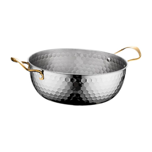 Rostfritt stål kok- och serveringsskål 1