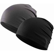 2Pcs Cooling Skull Cap for Men & Women - Breathable Summer Beanie for Running, Cycling, Motorcycle