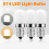 E14 LED Candle Bulb, Warm or Cool White, Glass 2