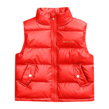 Kids Boys Girls Vest Winter Warm Lightweight Toddler Vest Outerwear High Neck Cute Sleeveless Jacket For 6-7 Years