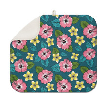 Tapis égouttoir de cuisine Pioneer Flower à motif floral, 1 paquet, tapis égouttoir en microfibre ultra absorbant, 40,6 x 45,7 cm